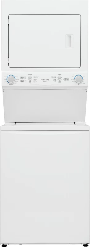 Electric Long Vent Stacked Laundry Center - 3.9 Cu. Ft Washer and 5.5 Cu. Ft. Dryer