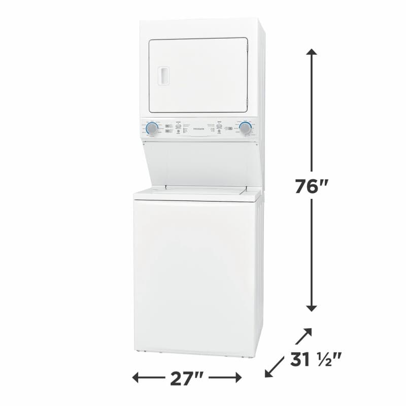 Gas Washer/Dryer Laundry Center - 3.9 Cu. Ft Washer and 5.5 Cu. Ft. Dryer view 2