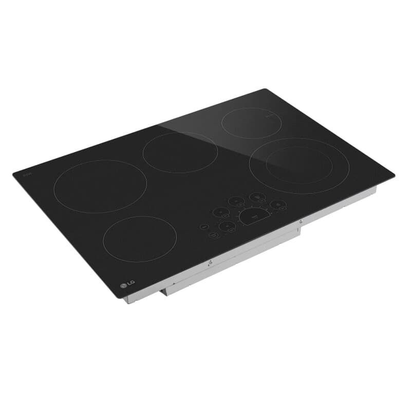 30" Radiant Cooktop, 5 Burner, Black, Energy Star view 2