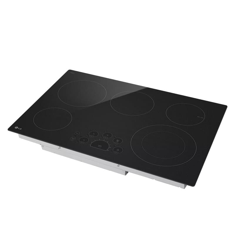 30" Radiant Cooktop, 5 Burner, Black, Energy Star view 4