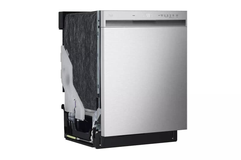 24 Inch Wide Quadwash™ Front Control Dishwasher - Stainless Steel view 3
