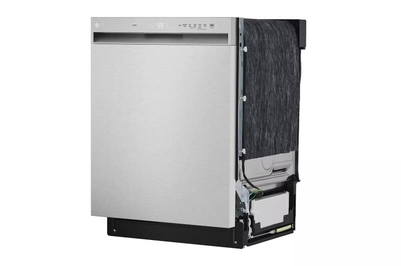 24 Inch Wide Quadwash™ Front Control Dishwasher - Stainless Steel view 2