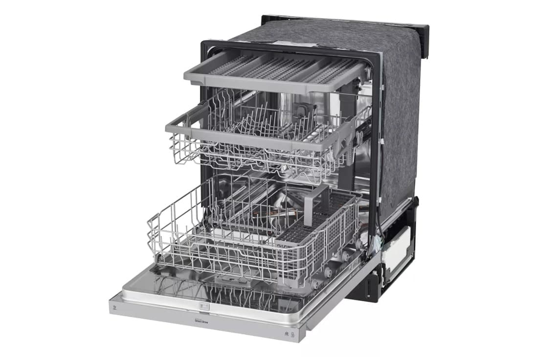 24 Inch Wide Quadwash™ Front Control Dishwasher - Stainless Steel view 7