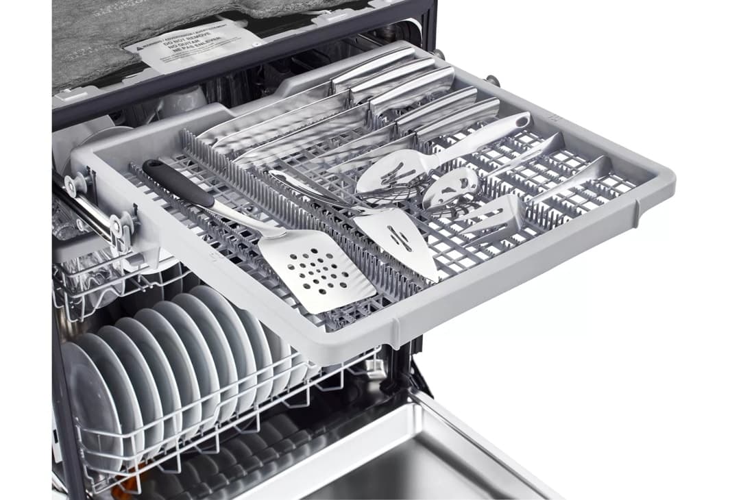 24 Inch Wide Quadwash™ Front Control Dishwasher - Stainless Steel view 10