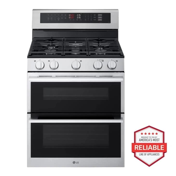 6.9 Cu. Ft. Smart Gas Double Oven Freestanding Range With Probake Convection®, Air Fry & Air Sous Vide