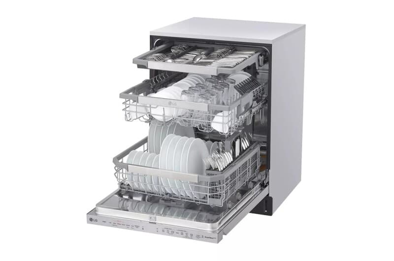 Top Control Smart Wi-fi Enabled Dishwasher With Quadwash™ And Truesteam® view 10