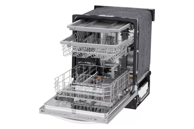 24 Inch Quadwash® Top Control Dishwasher - Stainless Steel view 4