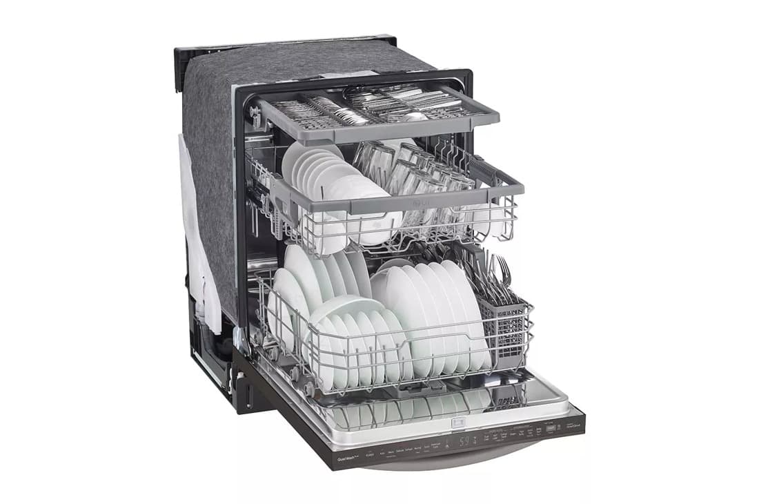 Top Control Smart dishwasher with Quadwash™ view 8
