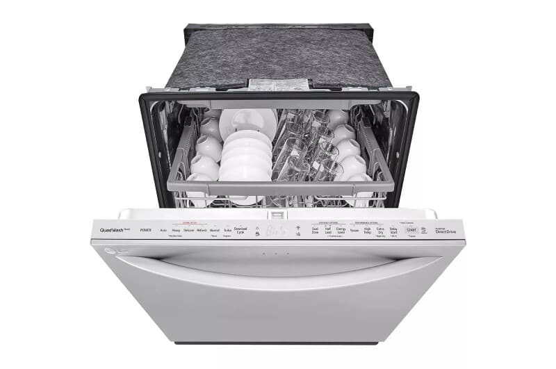 24 Inch Quadwash® Top Control Dishwasher - Stainless Steel view 3