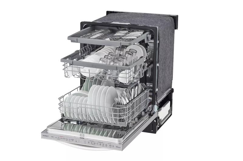 24 Inch Quadwash® Top Control Dishwasher - Stainless Steel view 8
