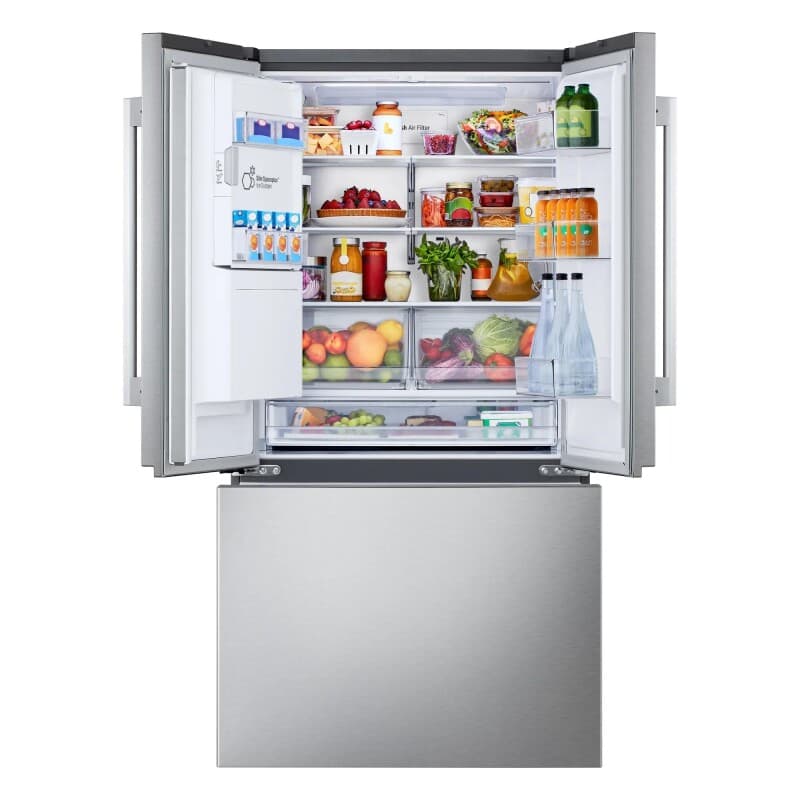 Counter-depth Max™ With Zero Clearance™ 3-door French Door Refrigerator With Thin Door Design view 3