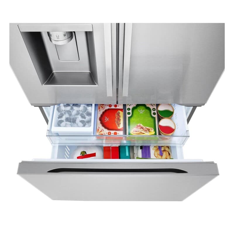Counter-depth Max™ With Zero Clearance™ 3-door French Door Refrigerator With Thin Door Design view 8
