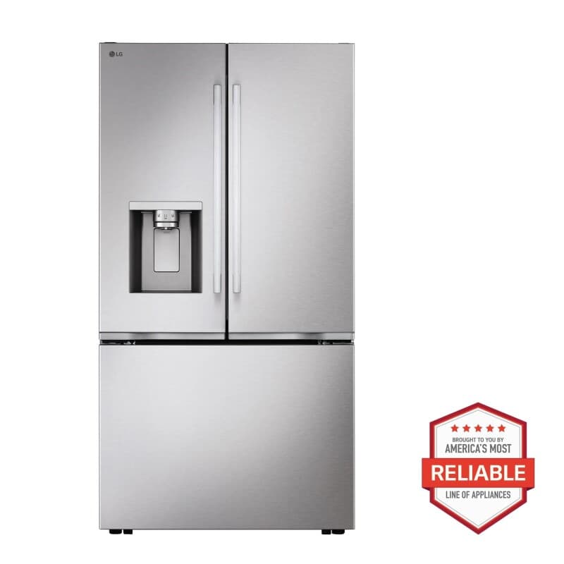 Counter-depth Max™ With Zero Clearance™ 3-door French Door Refrigerator With Thin Door Design