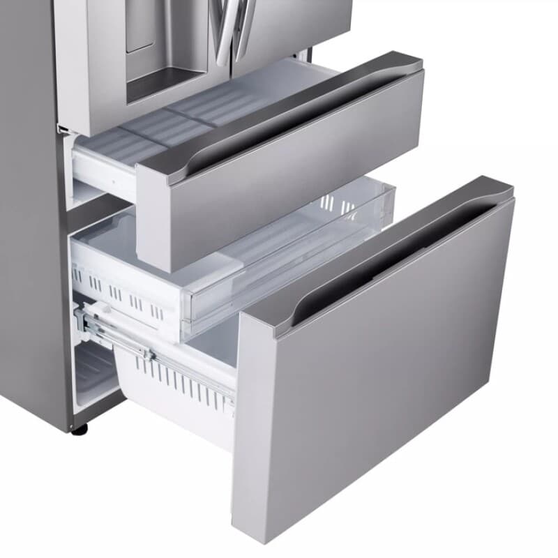 25 Cu. Ft. Smart Counter-depth Max™ 4-door French Door Refrigerator With Full-convert Drawer™ view 6