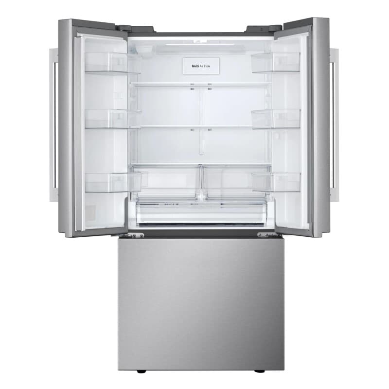 25 cu.ft. 3-Door French Door Refrigerator with Hybrid Handle Design view 4