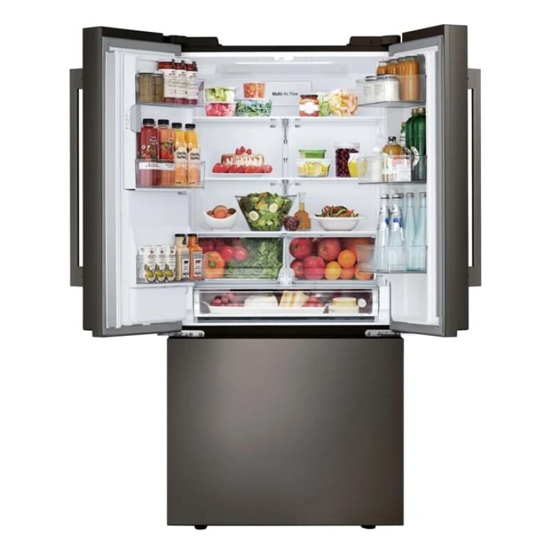25 Cu. Ft. 3-door French Door Refrigerator With New Hybrid Handle Design And External Ice And Water Dispenser view 7