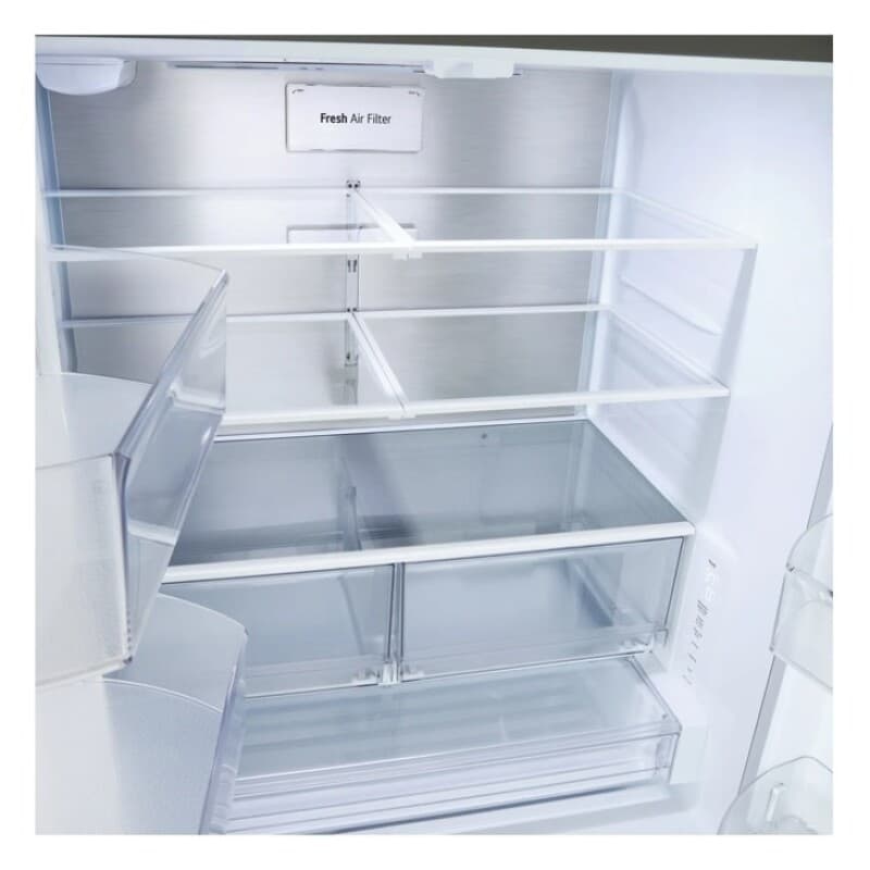 25 Cu. Ft. Counter-depth Max™ With Zero Clearance™ 3-door French Door Refrigerator With Thin Door Design view 2