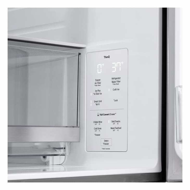 29 Cu. Ft. Standard-depth Max™ 4-door French Door Refrigerator With Mirror Instaview® Mycolor™ And Mini Craft Ice™ view 4