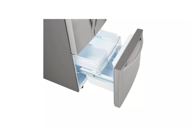 22 Cu. Ft. 30 Inch Wide French Door Refrigerator - Stainless Steel view 9