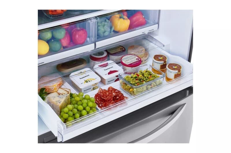 26 Cu. Ft. 33 Inch Wide Bottom Freezer Refrigerator - Stainless Steel view 10