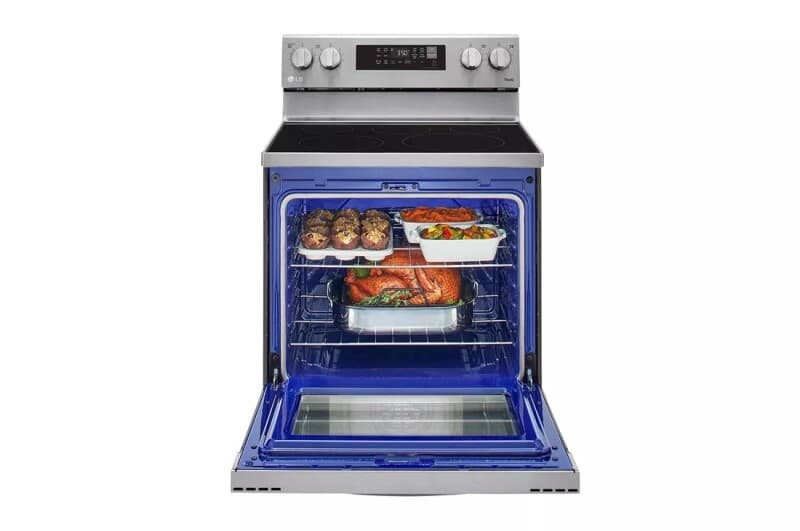 6.3 Cu. Ft. Smart Wi-fi Enabled Fan Convection Electric Range With Air Fry & Easyclean® view 5