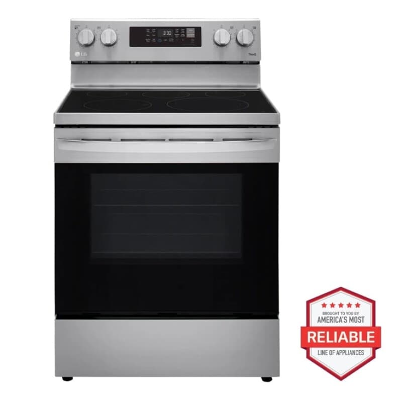 6.3 Cu. Ft. Smart Wi-fi Enabled Fan Convection Electric Range With Air Fry & Easyclean®