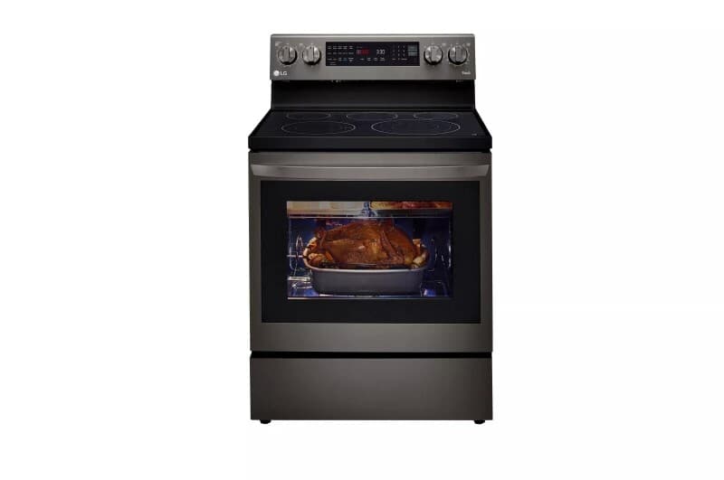 6.3 Cu. Ft. Smart Wi-fi Enabled True Convection Instaview® Electric Range With Air Fry view 5