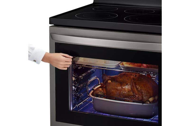 6.3 Cu. Ft. Smart Wi-fi Enabled True Convection Instaview® Electric Range With Air Fry view 7