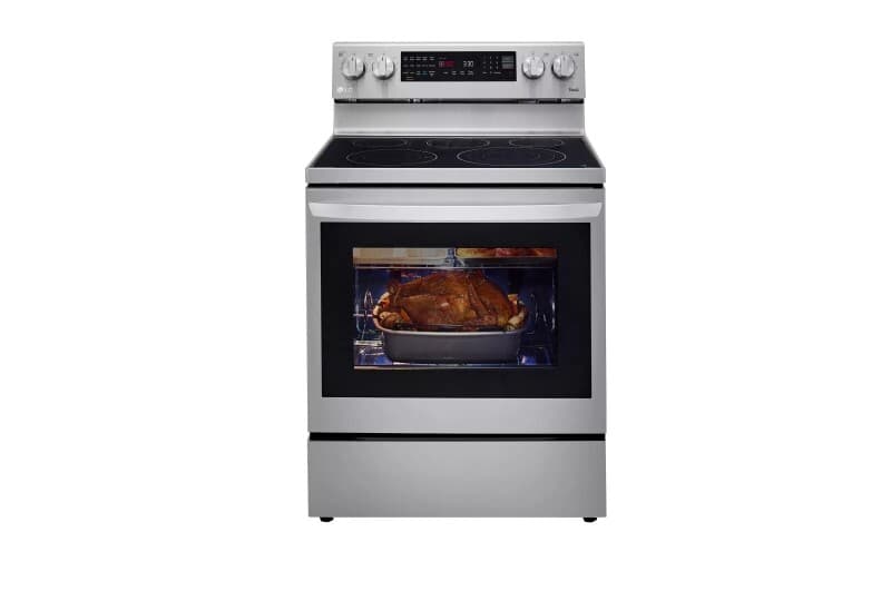 6.3 Cu. Ft. Smart Wi-fi Enabled True Convection Instaview® Electric Range With Air Fry view 4