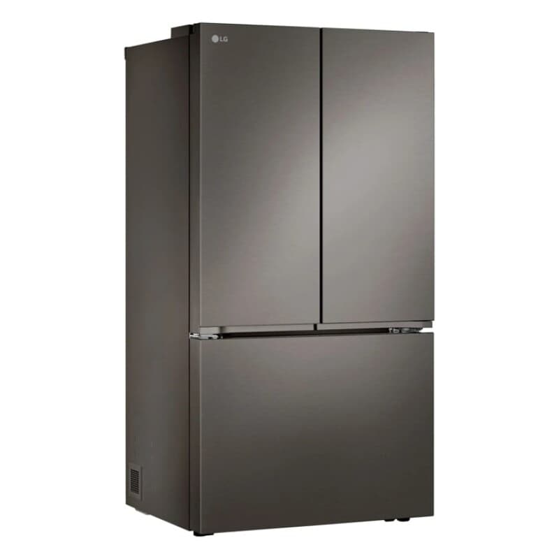 36" Wide, 27 Cu Ft. 3 Door French Door, Pocket Handle, C/depth Refrigerator With Internal Water Dispenser, Printproof Black Stainless Steel view 3