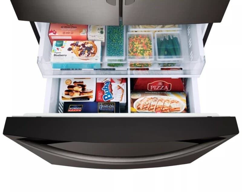 28 Cu. Ft. 3 Door French Door, Standard Depth, Ice And Water With Single Ice view 7