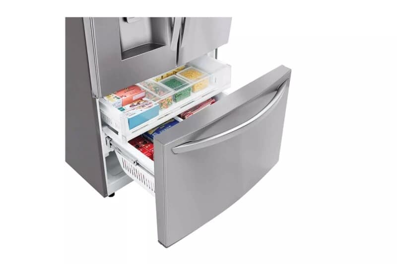 28 Cu. Ft. 3 Door French Door, Standard Depth, Ice And Water With Single Ice Maker view 5
