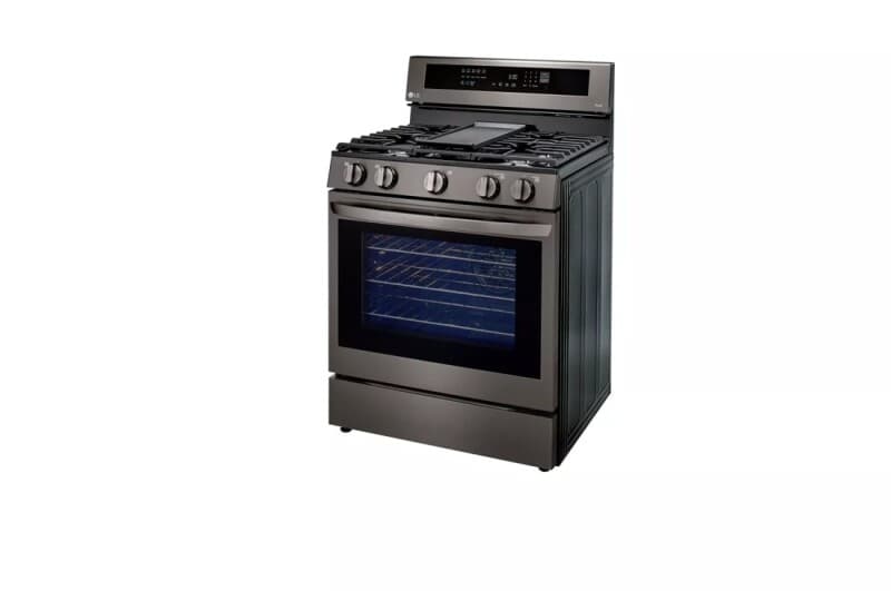 5.8 Cu. Ft. Smart Wi-fi Enabled True Convection Instaview® Gas Range With Air Fry view 2
