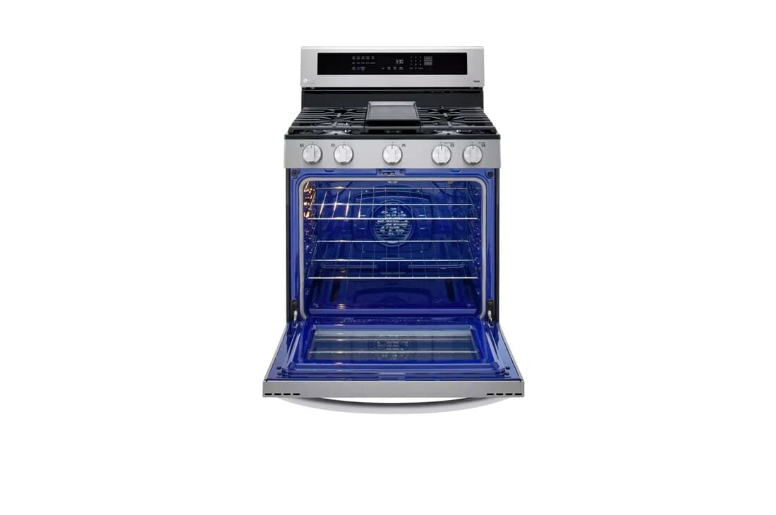 5.8 Cu. Ft. Smart Wi-fi Enabled True Convection Instaview® Gas Range With Air Fry view 7