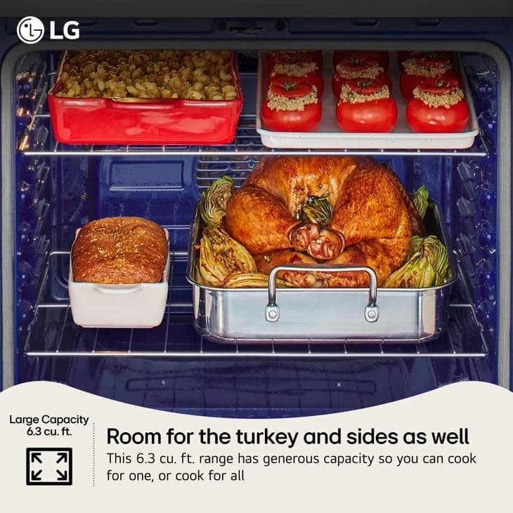 6.3 Cu. Ft. Smart Wi-fi Enabled Probake Convection® Gas Range With Air Fry & Easyclean® view 4