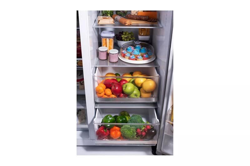 27 Cu. Ft. Side-by-side Instaview® Refrigerator view 10