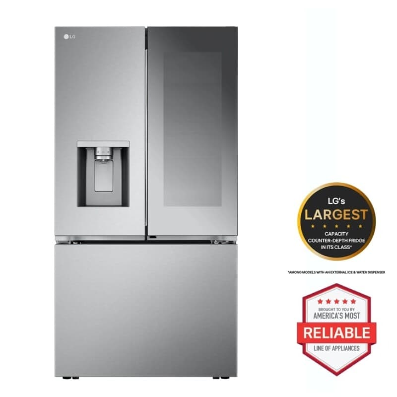 26 Cu. Ft. Counter-depth French Door Refrigerator - Stainless Steel