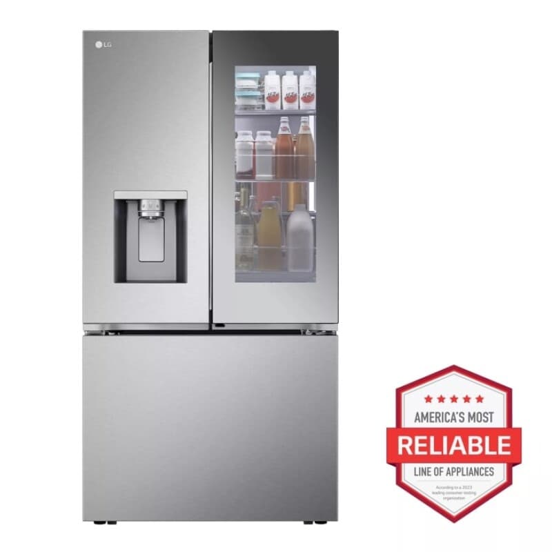 26 Cu. Ft. Counter-depth French Door Refrigerator - Stainless Steel view 10