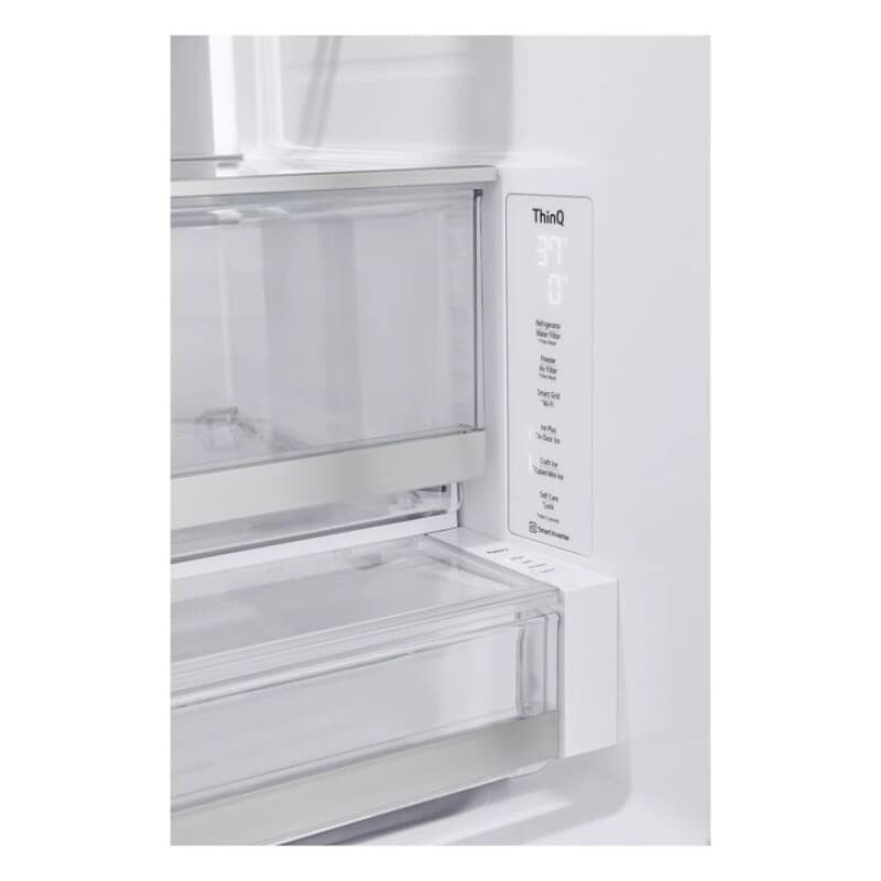 31 Cu. Ft. Smart Standard-depth Max™ French Door Refrigerator With Four Types Of Ice And Mirror Instaview® view 9