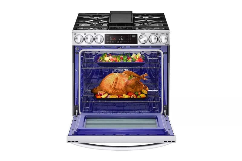 6.3 Cu. Ft. Smart Dual Fuel Slide-in Range With Instaview®, Probake Convection®, Air Fry And Air Sous Vide view 10