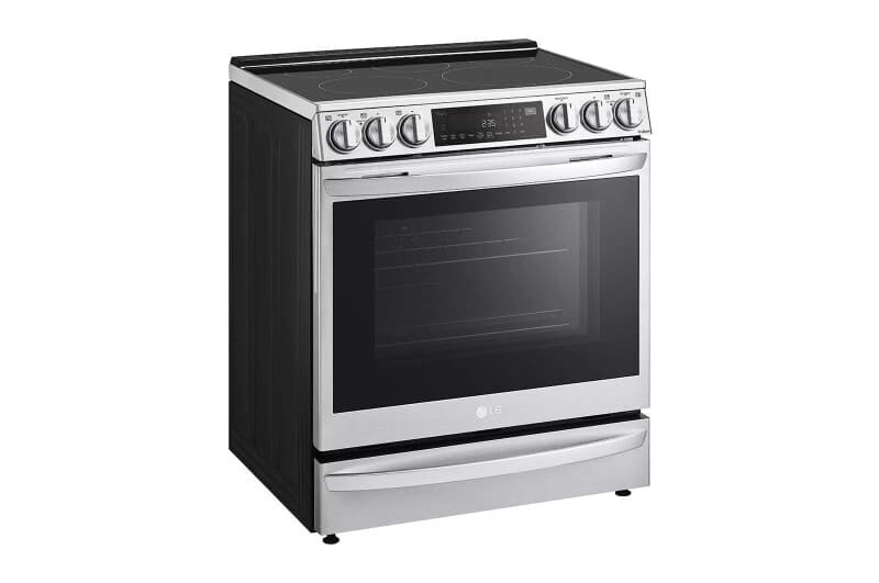 6.3 Cu. Ft. Smart Wi-fi Enabled Probake Convection® Instaview™ Electric Slide-in Range With Air Fry view 2