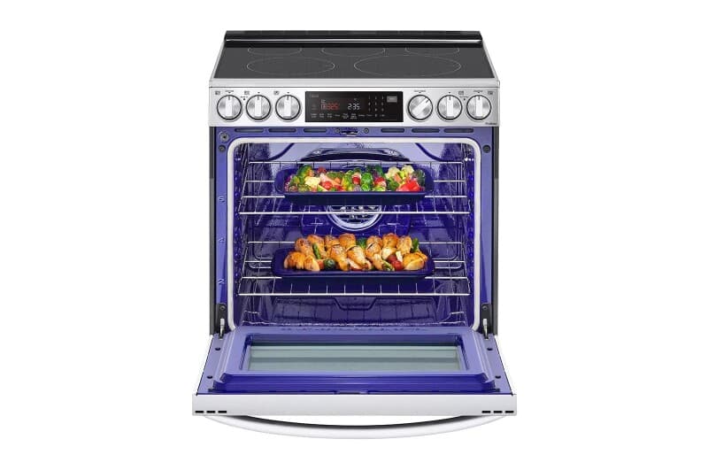 6.3 Cu. Ft. Smart Wi-fi Enabled Probake Convection® Instaview™ Electric Slide-in Range With Air Fry view 6