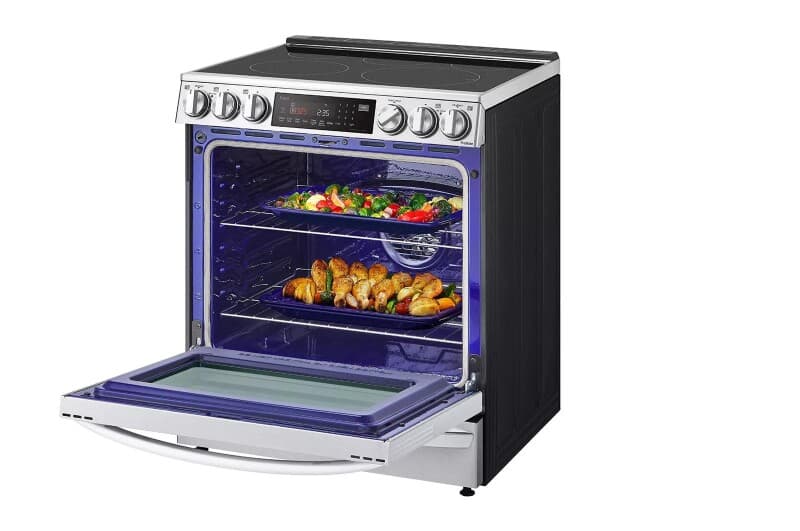 6.3 Cu. Ft. Smart Wi-fi Enabled Probake Convection® Instaview™ Electric Slide-in Range With Air Fry view 8