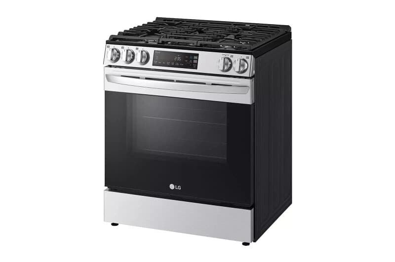5.8 Cu. Ft. Gas Single Ovenslide-in Range, Easyclean® Plus Self Clean, Thinq™, Printproof™ Stainlesssteel view 2
