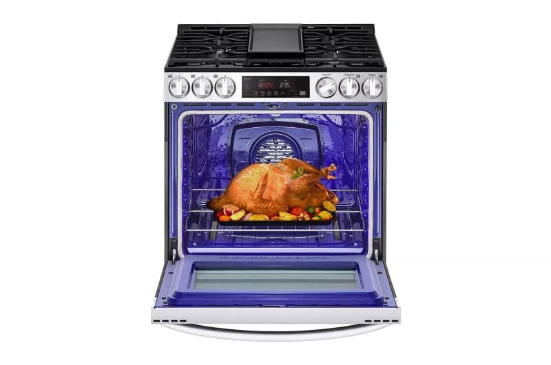 5.8 Cu. Ft. Smart Wi-fi Enabled Fan Convection Gas Slide-in Range With Air Fry & Easyclean® view 6