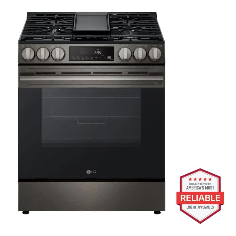 5.8 Cu. Ft. Smart Gas Slide-in Range With Convection, Air Fry And Easyclean®