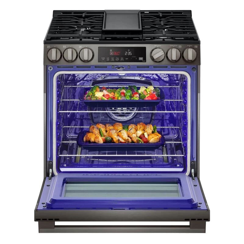 5.8 Cu. Ft. Smart Gas Slide-in Range With Convection, Air Fry And Easyclean® view 7