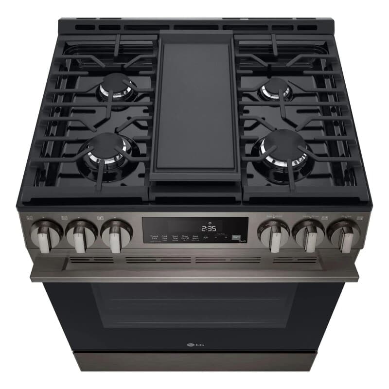 5.8 Cu. Ft. Smart Gas Slide-in Range With Convection, Air Fry And Easyclean® view 9