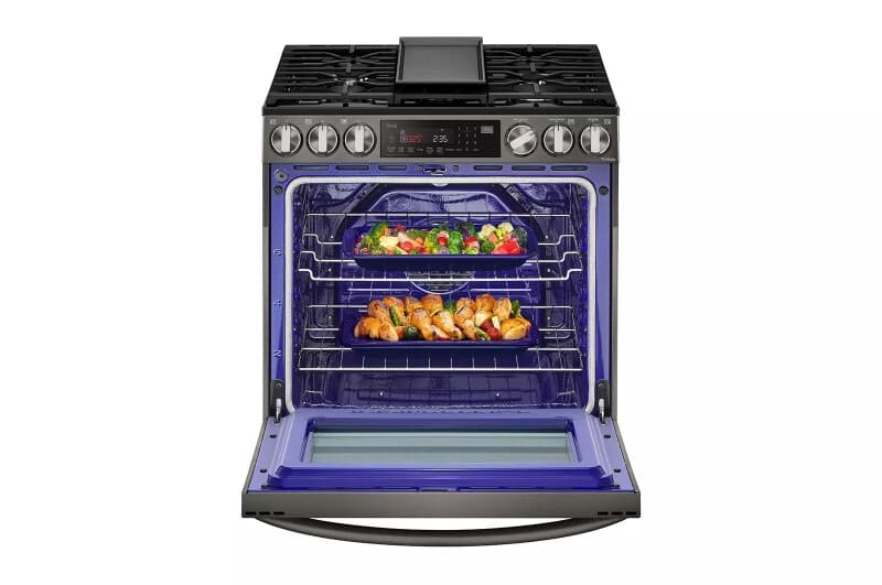 6.3 Cu. Ft. Smart Wi-fi Enabled Probake Convection® Instaview® Gas Slide-in Range With Air Fry view 6