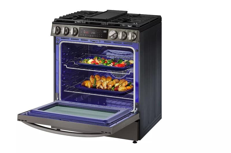 6.3 Cu. Ft. Smart Wi-fi Enabled Probake Convection® Instaview® Gas Slide-in Range With Air Fry view 8